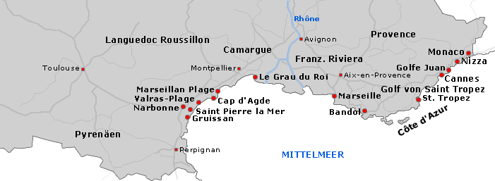 Urlaub In Sudfrankreich Am Mittelmeer Frankreich Mittelmeerkuste